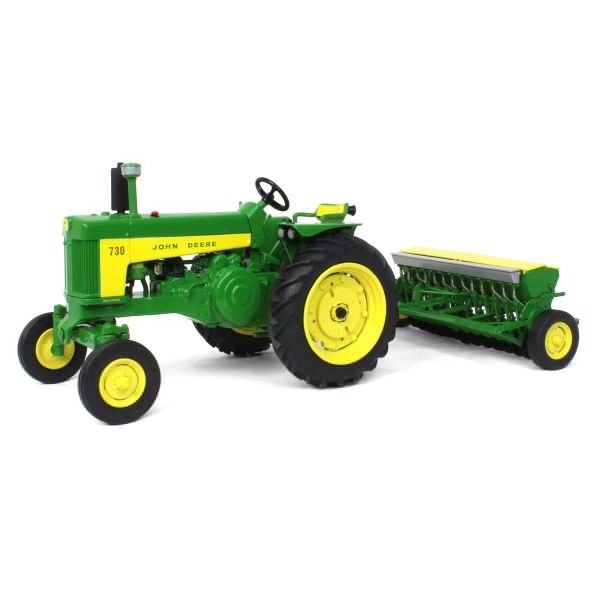 ERT45790 - JOHN DEERE 730 con seminatrice – Collezione Prestige - 1