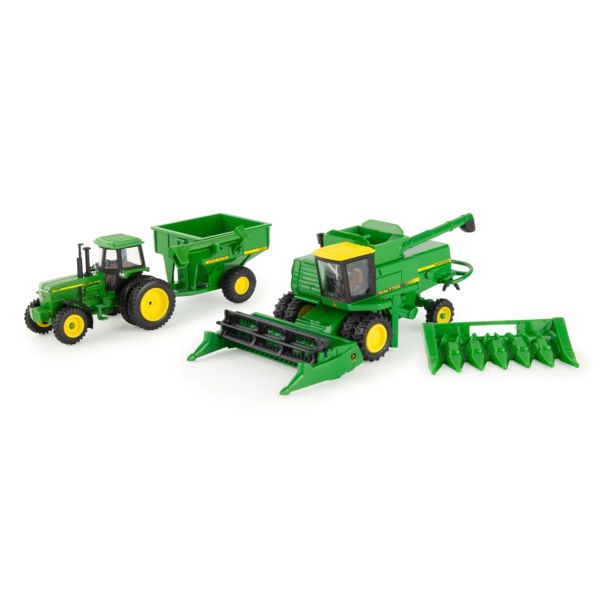 ERT45821 - Mietitrice JOHN DEERE 7720 con rimorchio JOHN DEERE 4555 e 500 cereali - 1