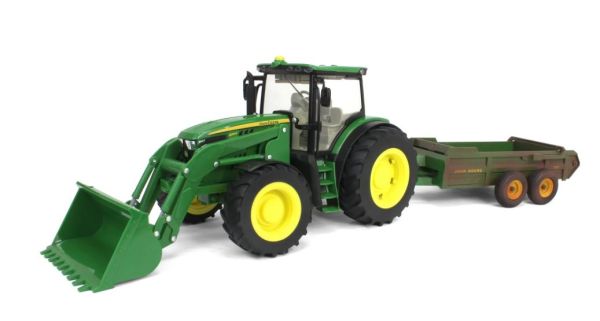 ERT45960 - JOHN DEERE 6210R con caricatore e spandiconcime 780 - Versione Dirty - 1