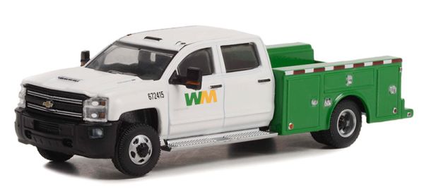 GREEN46100-C - 2018 CHEVROLET Silverado 3500HD WM della serie DUALLY DRIVERS sotto blister. - 1