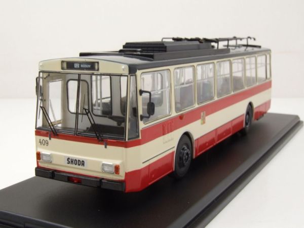 PRX47171 - SKODA 9 TR autobus Plzen Cz beige e rosso - 1