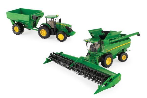 ERT47358 - Mietitrebbia JOHN DEERE S780 con JOHN DEERE 7240R e nastro di trasferimento - 1