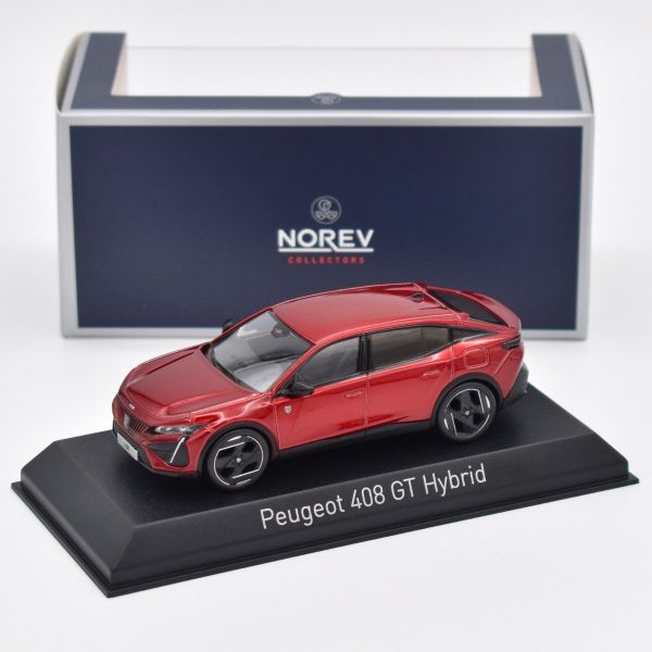 NOREV474811 - PEUGEOT 408 GT Hybrid 2023 Rosso Elisir - 1