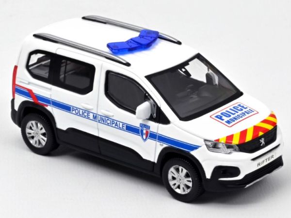 NOREV479067 - 2019 PEUGEOT Rifter Polizia Municipale segnalazione rossa e gialla. - 1