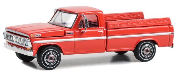 GREEN48080-B - FORD F-100 1970 rosso della serie DOWN ON THE FARM in blister - 1