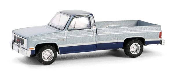 GREEN48090-D - GMC Sierra Classic K2500 1985 blu serie DOWN ON THE FARM 09 in blister - 1