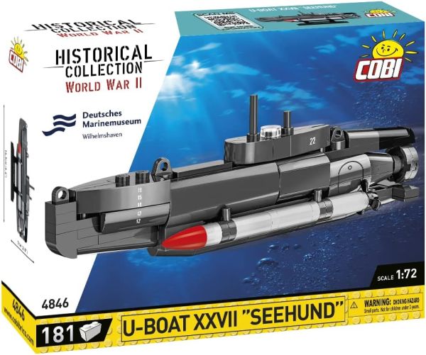 COB4846 - Sottomarino U-BOAT XXVII SEEHUND – 181 Pezzi - 1