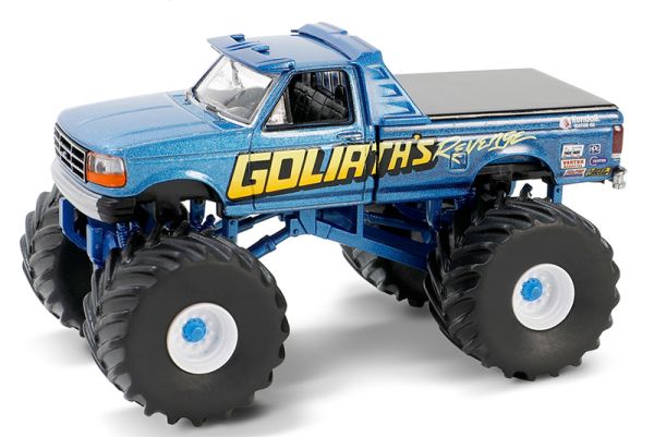 GREEN49150-F - FORD F-250 1992 Monster Truck - GOLIATH'S REVENGE della serie KINGS OF CRUNCH in blister - 1