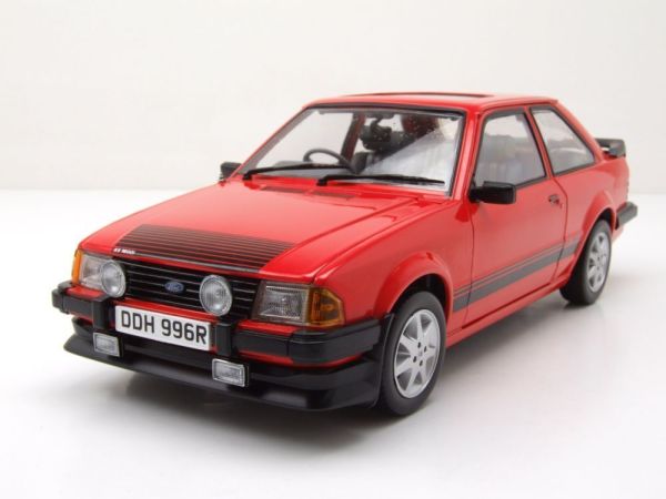 SUN4996R - FORD escort MKIII RS1600i 1984 rossa - 1