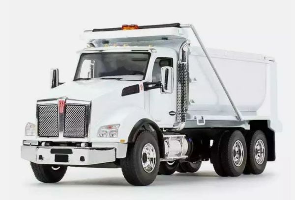 FIGE50-3471 - KENWORTH T880 6x4 ribaltabile bianco - 1