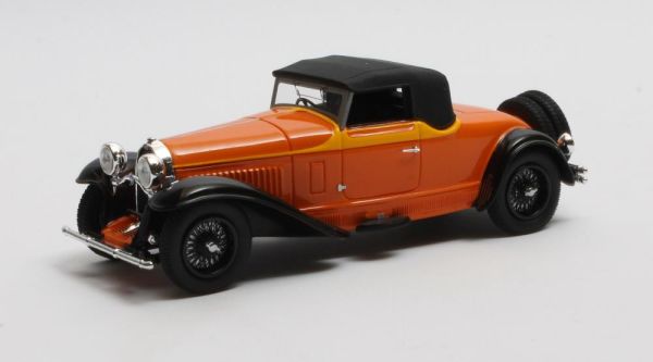 MTX50205-062 - BUGATTI T46 cabriolet de Villars arancione 1930 - 1