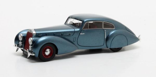 MTX50407-041 - DELAGE D8120 S Pourtout Coupé blu metallizzato 1938 - 1