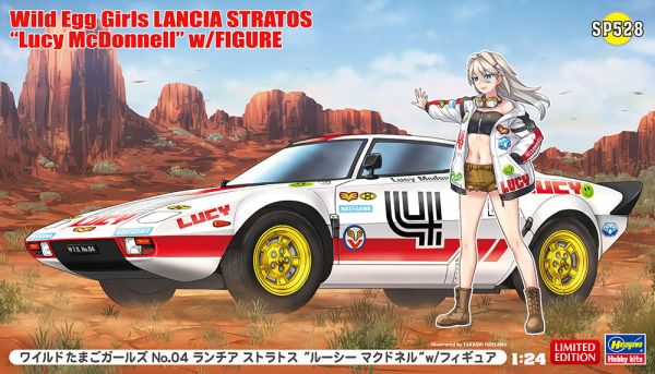 HAW52328 - LANCIA Stratos con figura Lucy McDonnell N°4 da assemblare e dipingere - 1