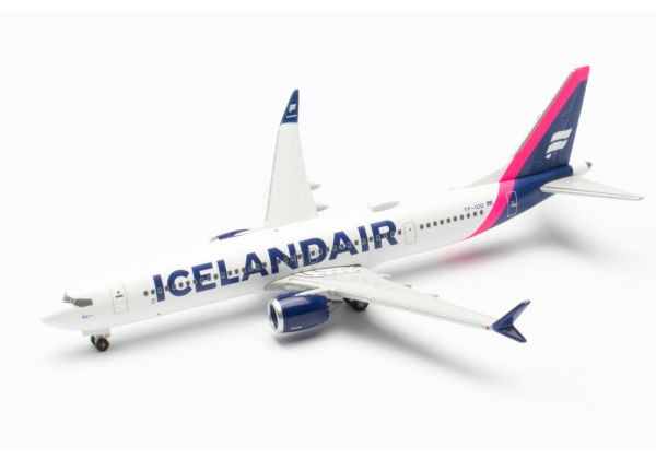 HER537476 - BOEING 737 Max 9 Icelandair striscia di coda magenta TF-ICD Baula - 1