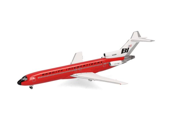 HER537551 - BOEING 727-200 Braniff International Solido Rosso - 1