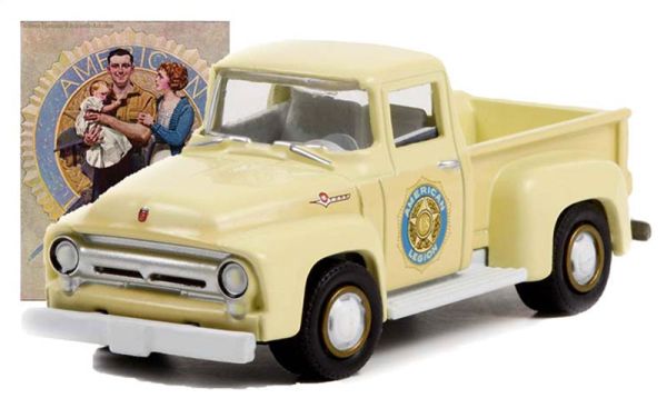 GREEN54060-B - FORD F-100 1956 dalla serie NORMAN ROCKWELL in blister - 1