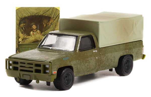 GREEN54060-F - 1984 CHEVROLET M1008 della serie NORMAN ROCKWELL in confezione blisterata - 1