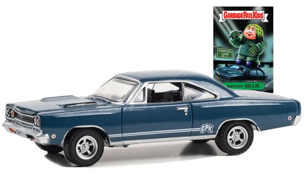 GREEN54090-A - PLYMOUTH Hemi GTX 1968 Blue della serie GARBAGE PAIL KIDS in blister - 1