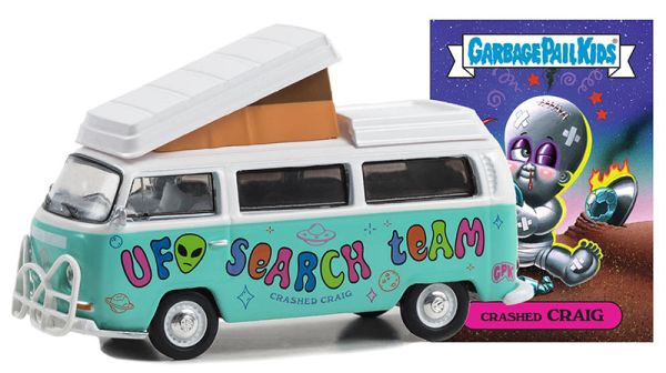 GREEN54090-B - VOLKSWAGEN Tipo 2 Campmobile 1968 Blu della serie GARBAGE PAIL KIDS in blister - 1