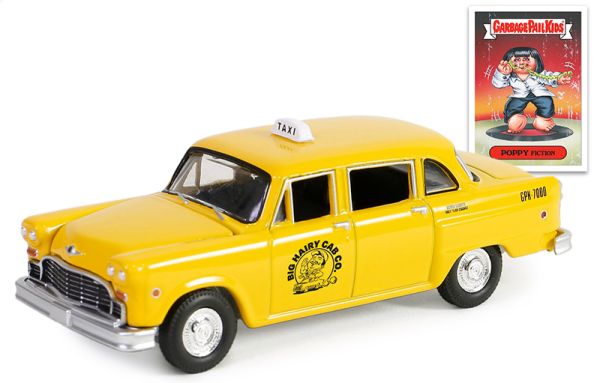 GREEN54100-A - CHERCKER Taxi 1977 Giallo della serie GARBAGE PAIL KIDS in blister - 1