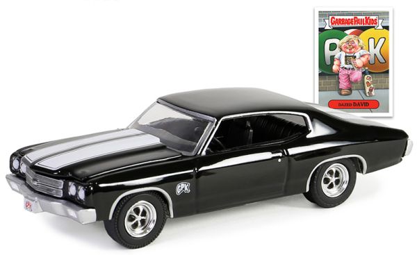 GREEN54100-B - CHEVROLET Chevelle 1970 Nero della serie GARBAGE PAIL KIDS in blister - 1