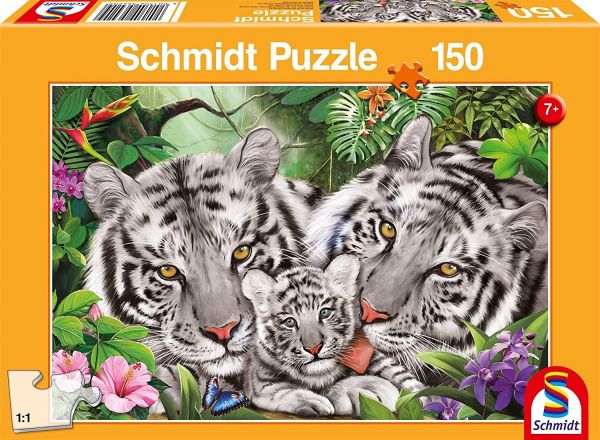 SCM56420 - Puzzle 150 pezzi Famiglia di tigri - 1