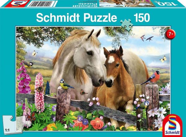 SCM56421 - Puzzle 150 pezzi La giumenta e il suo puledro - 1