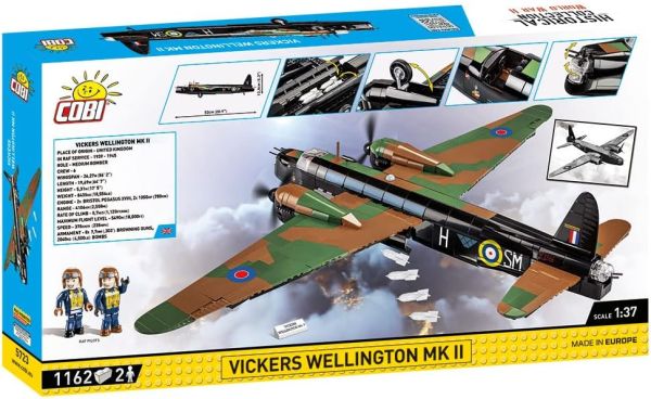 COB5723 - Aereo militare Vickers Wellington MK.II - 1162 pezzi - 1