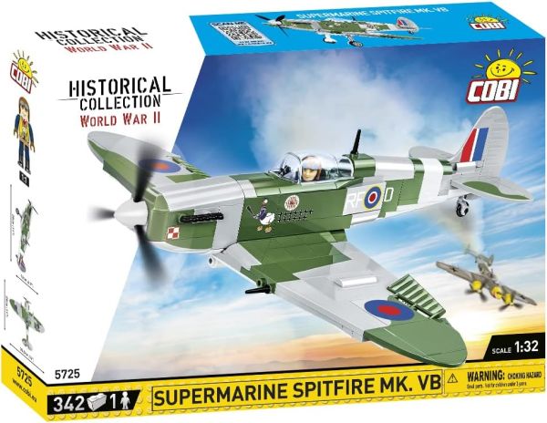 COB5725 - Aereo militare SUPERMARINE Spitfire MKVB - 342 pezzi - 1