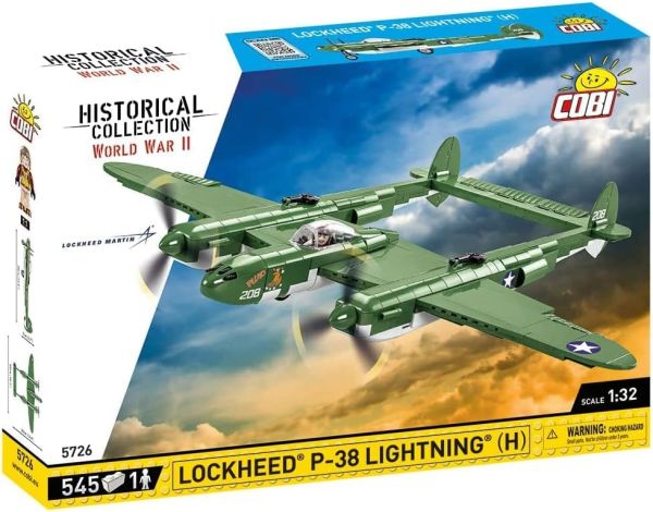 COB5726 - Aereo militare LOCKHEED P-38H Lightning - 545 pezzi - 1