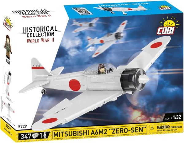 COB5729 - Aerei militari MITSUBISHI A6M2 ZERO-SEN - 347 Parti - 1