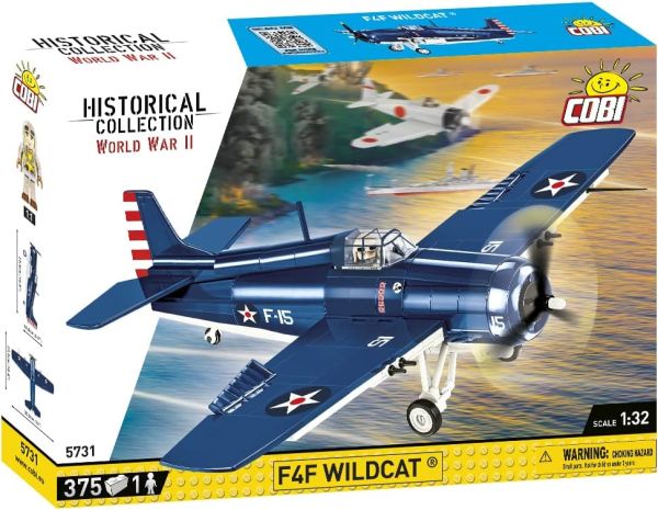 COB5731 - Aereo militare F4F WILDCAT-NORTHROP Grumman - 375 pezzi - 1