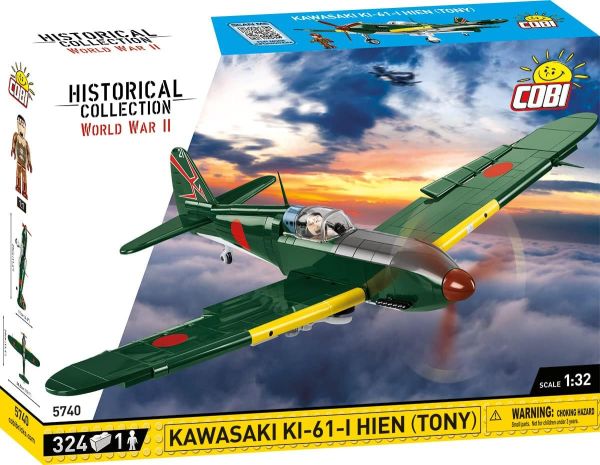 COB5740 - Aereo militare KAWASAKI KI-61-HIEN - 324 pezzi - 1