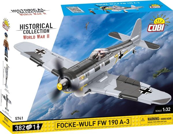 COB5741 - Aereo militare FOCKE-WULF FW 190 A3 - 382 pezzi - 1