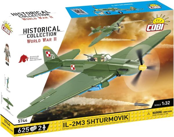 COB5744 - Aereo militare ILYUSHIN II 02 SHTURMOVIK MWP – 625 parti - 1