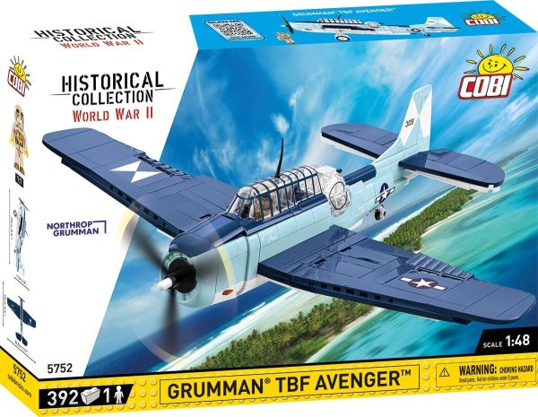 COB5752 - Aereo militare GRUMMAN TBF Avenger - 392 pezzi - 1