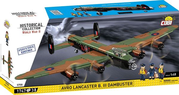 COB5758 - Aereo militare Avro Lancaster B. III Dambuster - Edizione esclusiva - 1747 Parti - 1