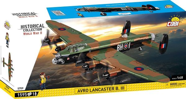 COB5759 - Aereo militare Avro Lancaster B. III - 1595 Parti - 1