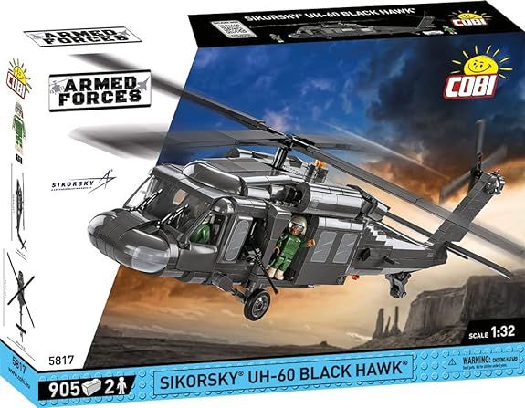 COB5817 - Elicottero militare SIKORSKY UH-60 Black Hawk - 905 parti - 1