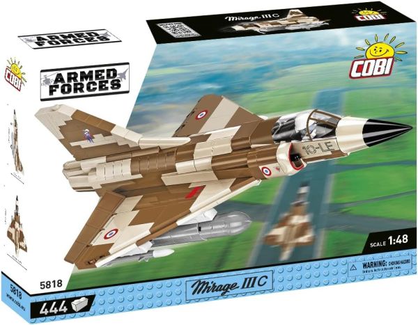 COB5818 - Aereo militare MIRAGE IIIC - 444 pezzi - 1