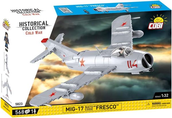 COB5823 - Aereo militare MIG-17 FRESCO - 568 parti - 1