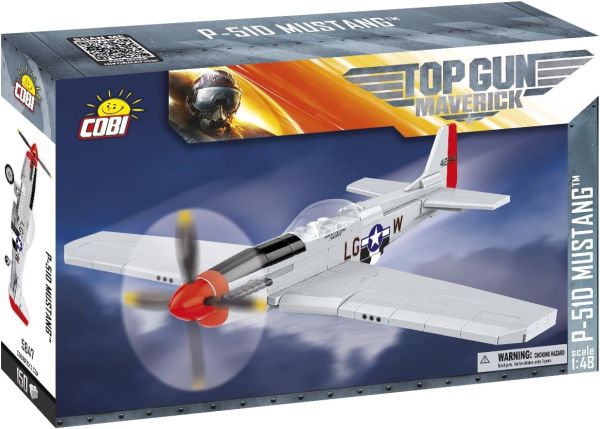 COB5847 - Aereo militare TOP GUN P-51D MUSTANG – 145 pezzi - 1