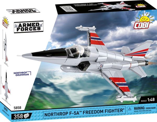 COB5858 - Aereo militare da caccia per la libertà NORTHROP F-5A – 358 pezzi - 1