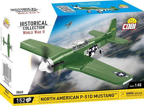 COB5860 - Aereo militare nordamericano MUSTANG P-51D - 152 pezzi - 1