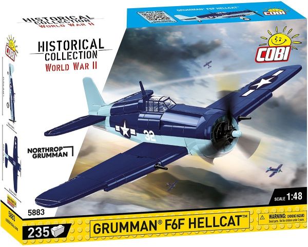 COB5883 - Aereo militare Grumman F6F Hellcat - 235 Pezzi - 1