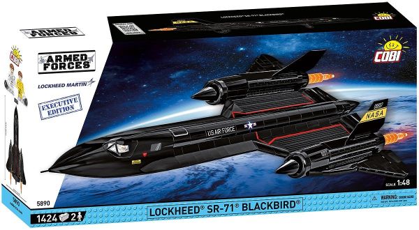 COB5890 - Aerei militari Lockheed SR-71 Blackbird - Edizione esclusiva - 1424 Pezzi - 1