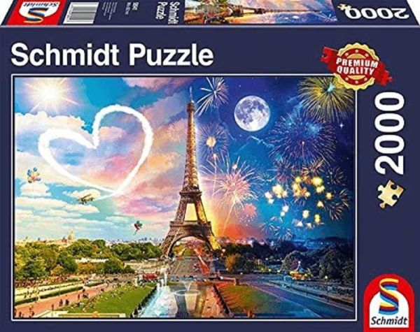 SCM58941 - Puzzle da 2000 pezzi Parigi di giorno e di notte - 1