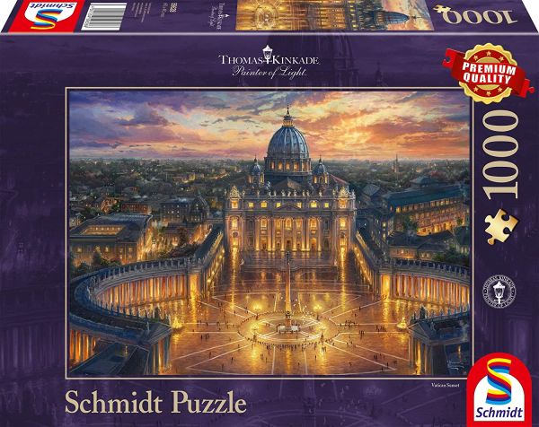 SCM59628 - Puzzle da 1000 pezzi Il Vaticano di Thomas KINKADE - 1