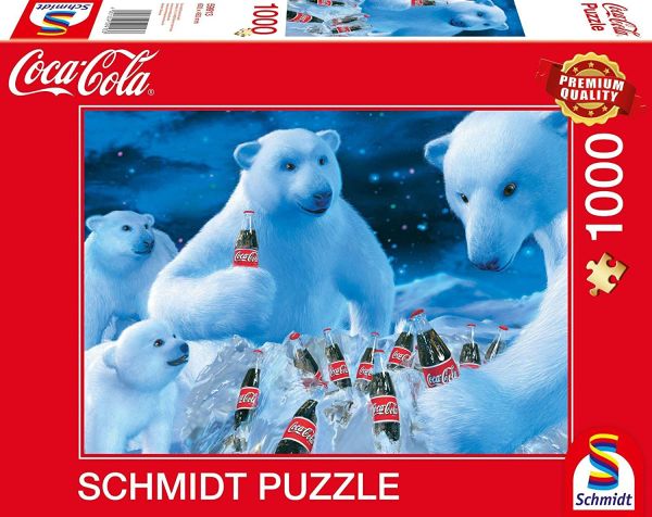 SCM59913 - Puzzle da 1000 pezzi Orso Polare COCA COLA - 1