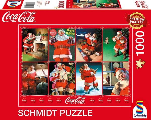 SCM59956 - Puzzle 1000 pezzi Babbo Natale COCA COLA - 1